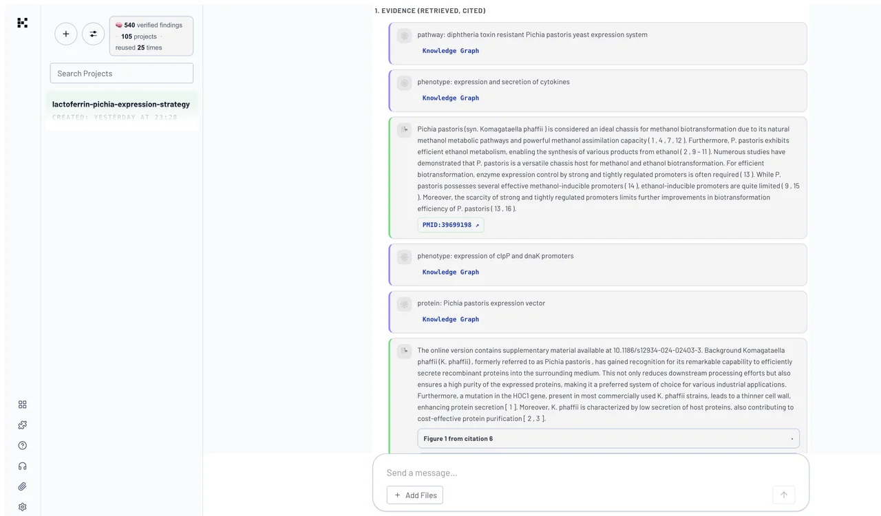 Evidence streams in
